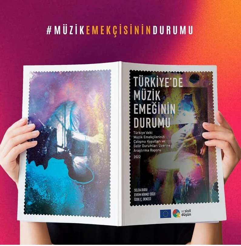 Türkiye'de Müzik Emeğinin Durumu raporunun kapağı